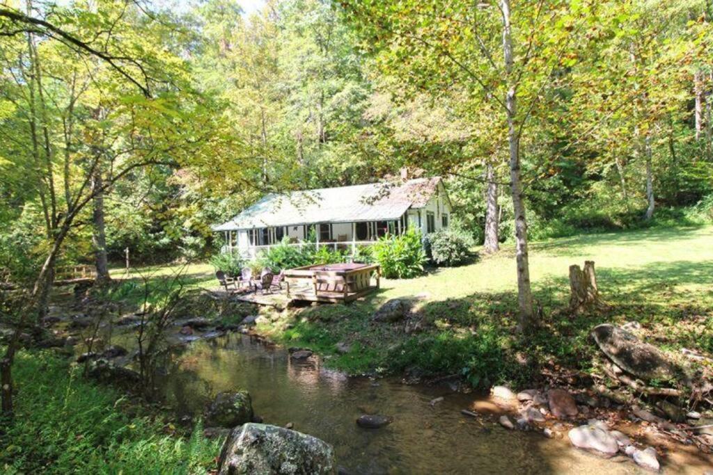 Villa Creekside 1920'S Farmhouse Bryson City Exterior foto