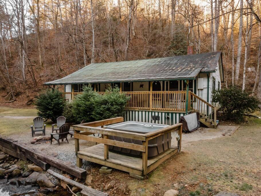 Villa Creekside 1920'S Farmhouse Bryson City Exterior foto